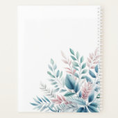 Pastel Botanische Bruiloft-Planner Planner (Achterkant)