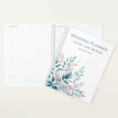 Pastel Botanische Bruiloft-Planner Planner (Display)