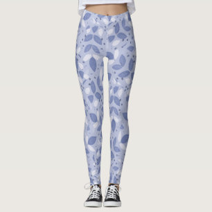 Pastel Botanische Harmonie Collage Leggings