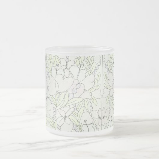 Pastel Bounful Blossom Matglas Koffiemok (Center)