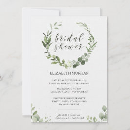 Pastel Bouquet Bridal Shower Invitation Floral Kaart