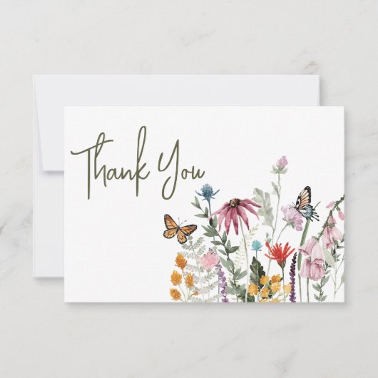 Pastel & Bourgondië Bloeit Moderne Bloemenbruiloft Bedankkaart (Voorkant)