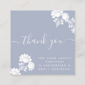 Pastel Boutique Beauty Dank u Logo Script Vierkante Visitekaartje (Voorkant)