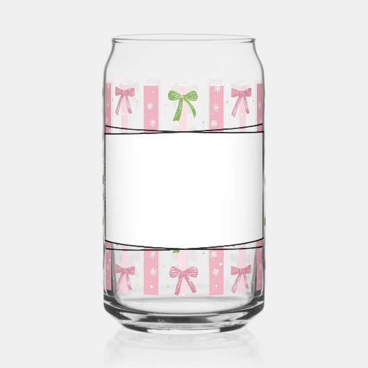 Pastel Bow Blikvorm Glas (Links)