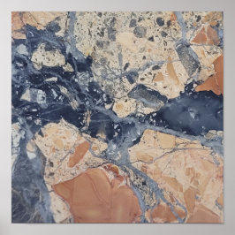 Pastel Breccia Poster