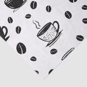 Pastel Brews: Zachte Koffie Momenten Tissuepapier (Detail)