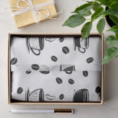 Pastel Brews: Zachte Koffie Momenten Tissuepapier (Geschenk)