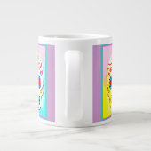 PASTEL BRIGHT SUGAR SKULL PRINT GROTE KOFFIEKOP (Achterkant)