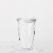 Pastel Broomstick Ride Acryl Drinkbeker (Rechts)