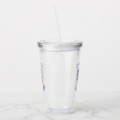 Pastel Broomstick Ride Acryl Drinkbeker (Links)