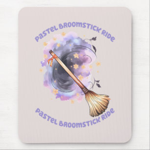 Pastel Broomstick Ride Muismat