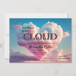 Pastel Bruids On Cloud Nine   Uitnodiging
