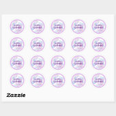 Pastel Bubble “Happy Birthday” Sticker (Vel)
