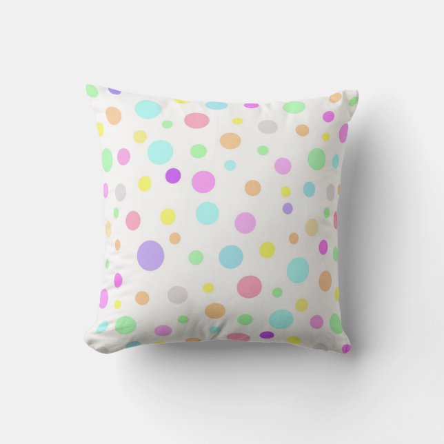 Pastel Bubbles American Mo Jo Pillow Kussen (Voorkant)