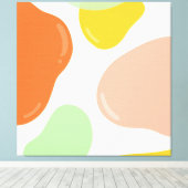 Pastel Bubbles Canvas Afdruk (Insitu (Houten vloer))