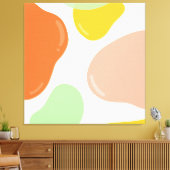 Pastel Bubbles Canvas Afdruk (Insitu (Woonkamer))