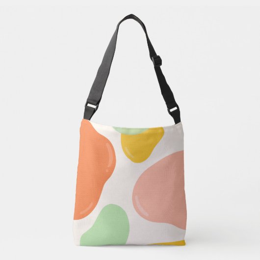 Pastel Bubbles Crossbody Tas (Voorkant)