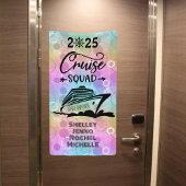 Pastel Bubbles Cruise Squad Cruise Door Spandoek