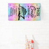 Pastel Bubbles Cruise Squad Cruise Door Spandoek (Insitu)