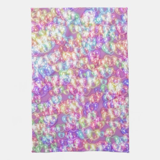 Pastel Bubbles Kitchen Towel Theedoek (Verticaal)