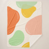 Pastel Bubbles Sherpa Deken (Voorkant)