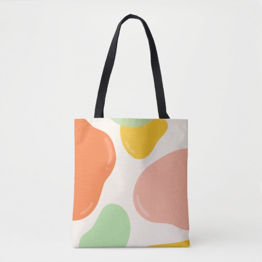 Pastel Bubbles Tote Bag (Voorkant)