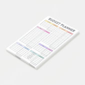 Pastel Budgetplanner Lay-out Post-it® Notes (Schuin)