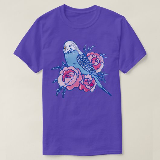 Pastel Budgie T-shirt (Design voorkant)
