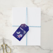 Pastel Buitenruimte Cadeaulabel (Met Touw)