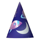 Pastel Buitenruimte Feesthoedjes (Voorkant)