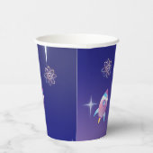 Pastel Buitenruimte Papieren Bekers (Rechts)