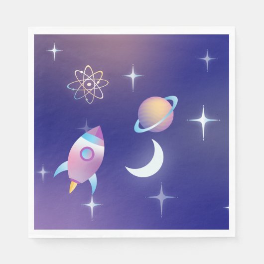 Pastel Buitenruimte Servet (Voorkant)