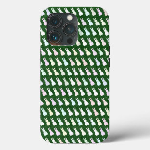 Pastel Bunnies met grijze achtergrond Case-Mate iPhone Case