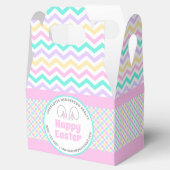 pastel Bunny Ears Happy Paasfeest Bedankdoosjes (Geopend)