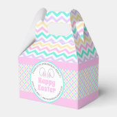 pastel Bunny Ears Happy Paasfeest Bedankdoosjes (Voorkant Zijde)