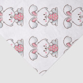 Pastel Bunny Elegance Tissuepapier (Detail)