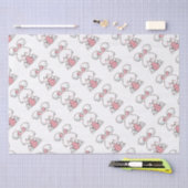 Pastel Bunny Elegance Tissuepapier (Craft)