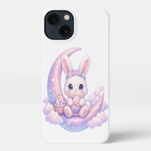 Pastel Bunny Moon iPhone Hoesje iPhone 13 Hoesje