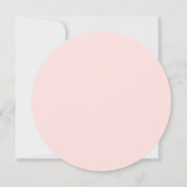 Pastel Bunny Pasen met Familienaam Patroon Feestdagenkaart (Achterkant)