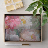 Pastel Bunny & Peony Paasvakantie Decoupage Tissuepapier (Geschenk)