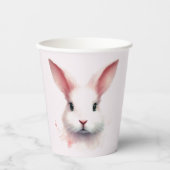 Pastel Bunny Vibes: Paper Cup Edition Papieren Bekers (Voorkant)