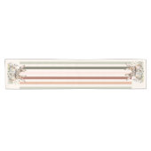 Pastel Bunny Waterverf Pasen Korte Tafelloper (Horizontaal)