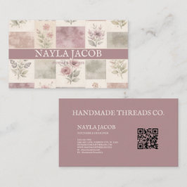 Pastel Burgundy Pretty Meisjesachtig Paars Groen P Visitekaartje