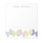 Pastel Butterflies 5,5-inch x 6-inch laptop - 40 p Notitieblok (Voorkant)