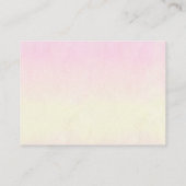 Pastel Butterflies Baby shower Boeken voor Baby Informatiekaartje (Achterkant)