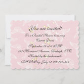 Pastel Butterflies Bridal Shower Invitation Kaart (Voorkant)