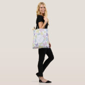 Pastel Butterflies Pattern All-Over-Print Canvas t Tote Bag (Op model)