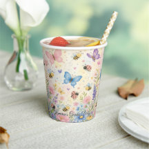 Pastel Butterfly Bee Ladybug Garden Birthday 