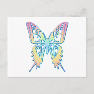 Pastel Butterfly Briefkaart