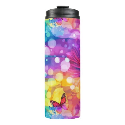 Pastel Butterfly Dream Thermosbeker (Voorkant)